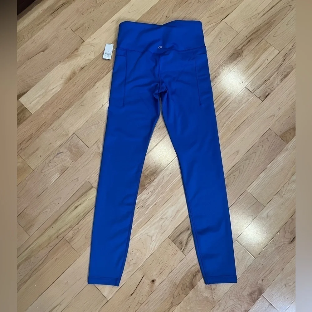 NWT Gap GapFit blue recycled power full length high compression blue leggings XS - Picture 4 of 12